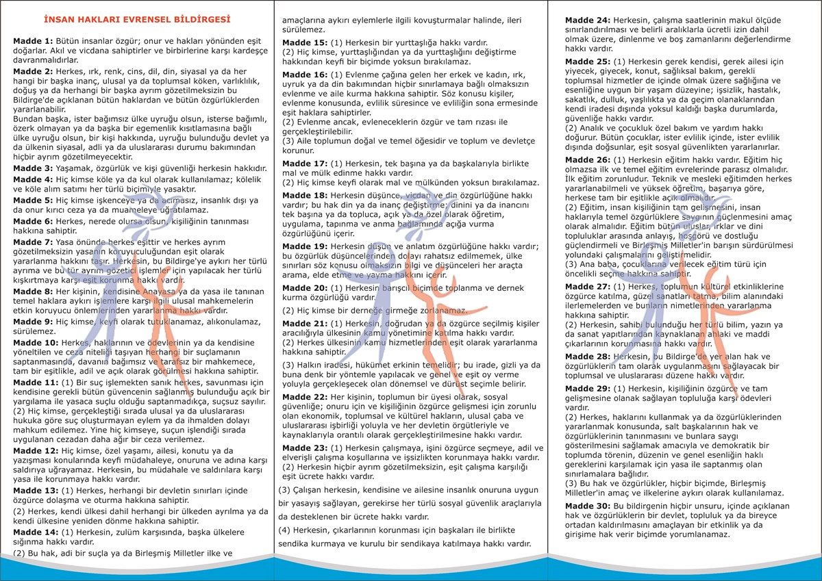İnsan Hakları Tanıtım Broşürü2